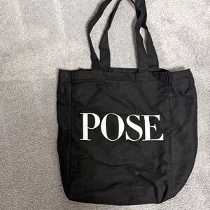 “Pose” television series promotional black canvas tote bag